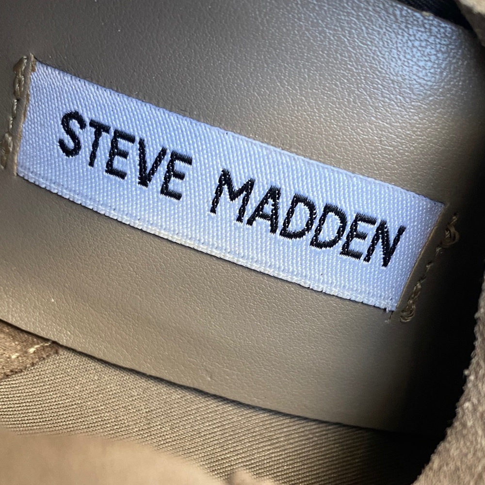 Steve Madden Taupe Heeled Boots - Picture 10 of 10
